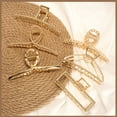thumbnail image 4 of Style-Carry 6 Pcs Large Metal Hair Claw Clips for Thick Hair, Non-Slip Gold Color Jaw Clamps, Fashion Styling Hair Accessories for Women Girls, 4 of 12