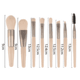 thumbnail image 2 of Makeup Brush Set Travel Makeup Brush Set Mini Portable Makeup Brush Set for Blending Foundation Blush Concealer, 2 of 6