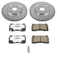 thumbnail image 3 of PowerStop Front Z26 Street Warrior Carbon-Fiber Ceramic Brake Pad and Drilled and Slotted Rotor Kit Fits: CADILLAC Select Models K2944-26, 3 of 9