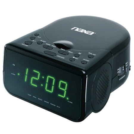 Alarm clock radio with CD player