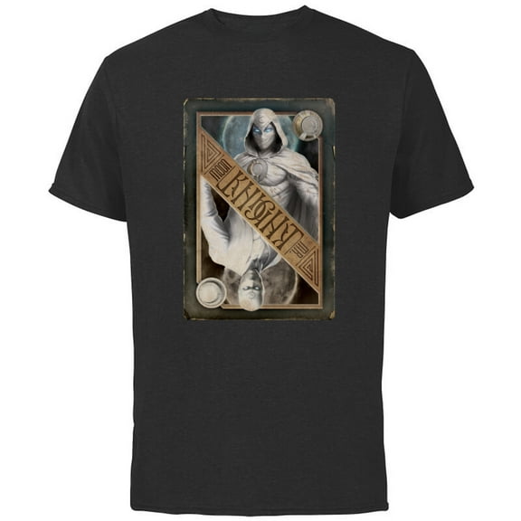 Marvel Moon Knight Mr. Knight Playing Card - Short Sleeve Cotton T-Shirt for Adults - Customized-Black