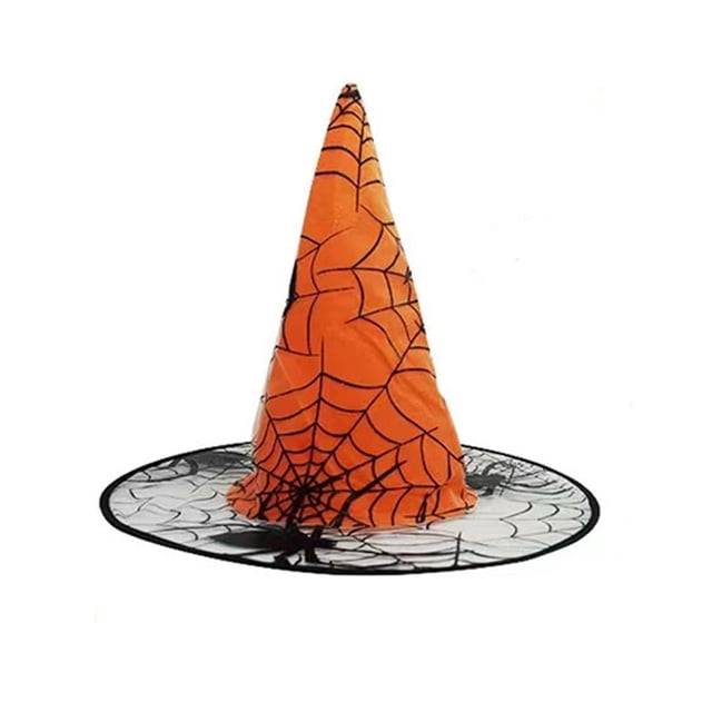 Xihbxyly Sombrero de Bruja de Halloween, Diseño Llamativo, Estructura Única, Decoración para Fiestas y Eventos, Ideal para Carnavales, Fiestas de Disfraces y Festivales, 35 Cm de Alto, 38 Cm de Ancho