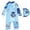 Light Blue4, variant on lnmuld Boys Youth Long Sleeve UPF 50 Sun Printed Rash Guard Swimsuit Size:4-5 Years