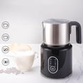 thumbnail image 2 of Espumador de leche 110V Calentador 700ml Frío y caliente Negro Desmontable automática de espuma para leche en polvo Chocolate caliente Café Soledad Espumador de leche automático, 2 of 9