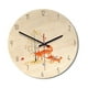 thumbnail image 1 of Punteros de aluminio de dibujos animados Reloj de pared con esfera de madera Movimiento sin tictac Reloj de sala de estar Dormitorio tholdsy JJ20451-01, 1 of 6