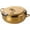 Gold, variant on ABCISI Deep Fryer Pot with Thermometer and Lid, Stainless Steel Deeper Fryer Pot with Oil Filtration Rack for Tempura Chips, Fish, Chicken, Combines Oil-saving and Splash-proof, 9.8in, Rose gold