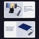 thumbnail image 3 of Adaptador USB C A Ethernet, Puerto Gigabit Ethernet RJ45 Hub USB C 3 Puertos USB Plug And Play 4 En 1 Para Computadoras Portátiles, 3 of 7