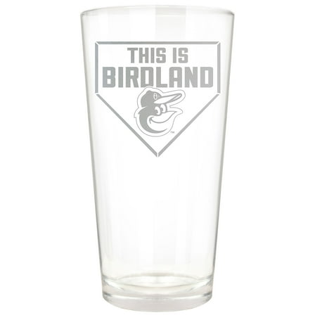Baltimore Orioles Etched 16oz. Rally Cry Pint Glass