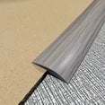 thumbnail image 1 of 6.56ft Vinyl Self Adhesive Overlap Threshold Reducer,flooring Tile Laminate Border Transition Strip,flat Carpet Rug Edging Strips, Fluted Saddle,flexi, 1 of 5