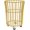 Gold, variant on Rolling Laundry Basket Cart, Metal Laundry Hamper with Wheels, Laundry Organizer Basket Cart, Clothes Storage Organizer Hamper for Living Room,Bathroom,Closet (Black, Round Barrel Shape)