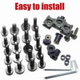 thumbnail image 4 of Motorcycle Fairing Bolt Kit, 177pcs M5 M6 Motorcycle Windscreen Screws Fasteners Fairing Bolts Nut Clips Kit Accessoires, 4 of 9