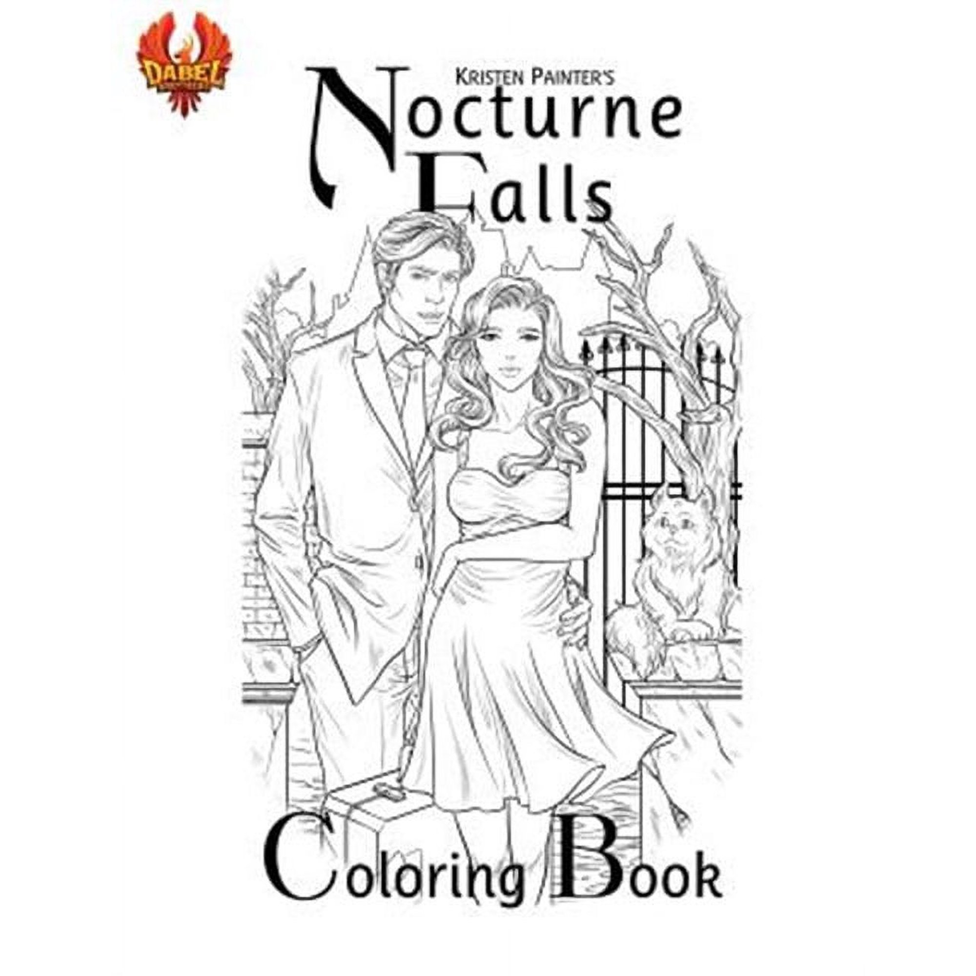 Nocturne Falls Coloring Book (Paperback) by Kristen Painter