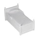 thumbnail image 1 of Mini cama para casa de muñecas, casa de muñecas en miniatura 1:12, cama para muñecas de abedul, cama para casa de muñecas, respuesta rápida, 1 of 8