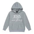 thumbnail image 4 of LRen Halloween Gift Girls Oversized Hoodies Pullover Sweatshirts,Kids Cute Long Sleeve Soft Lightweight Causal Hooded Fall Winter Back To Clothes, 4 of 5