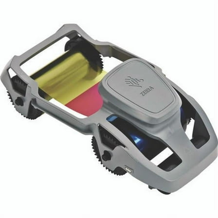 Zebra Technologies 800300360 True Colors 2-sided Wax Ribbon, Black/cyan/magenta/yellow