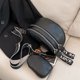 thumbnail image 4 of Bolso Pecho Multibolsillos DQrwqpou Casual de Cuero PU Suave color negro, 4 of 9