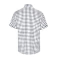 thumbnail image 2 of Men's Casual Button Down Shirts Summer Casual Retro Plaid Printed Button Short Sleeved Shirt Short Sleeved Shirt Beach Hawaiian Shirts, 2 of 7