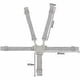thumbnail image 2 of Universal High Chair Harness Adjustable High Chair Strap with POM Buckle Safety Attachment 5-Point Comfort Attachment, 2 of 5