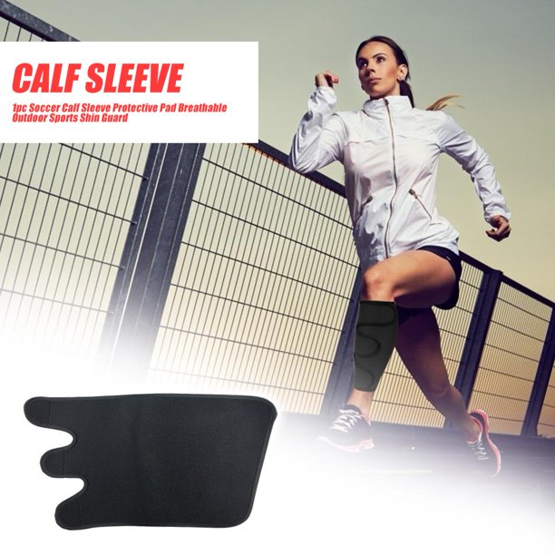 Espinillera Almohadilla protectora de manga de pantorrilla para fútbol resistente al desgaste antideslizante absorción de sudor deporte al aire libre espinillera para escalada 1 ud. Barbie Nuevos Originales