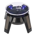 thumbnail image 2 of Rotating Jewelry Stand, LED Light Solar Powered Display Stand, 360 Degrees Rotating Solar Jewelry Stand, For Boutiques Jewelry Stores, 2 of 8