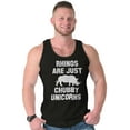thumbnail image 5 of Rhinos Are Just Chubby Unicorns Tank Top T Shirts Men Women Brisco Brands S, 5 of 6