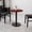 Mahogany, variant on BizChair 24'' Round Mahogany Laminate Table Top with 18'' Round Table Height Base