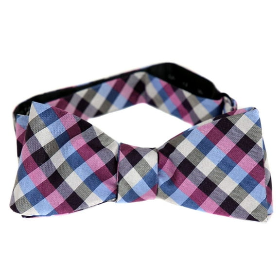 BuyYourTies - FBTZ-282 - Mens Aficionado Self Tie Bow Tie - Gray Blue