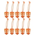 thumbnail image 1 of MasteelfCA 10pcs Molle Web Dominator Buckles Strap Clip Belt Keeper Tactical Strap Management Tool with Elastic String for Backpack Webbing (Orange), 1 of 3