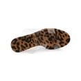 thumbnail image 4 of BLISSFUL STEP Women's Platform Clear Block Heel Slide Sandals Leopard 7.5, 4 of 7