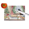 thumbnail image 4 of Doberman Pinscher Christmas Cookies Glass Cutting Board 12 in x 15 in, 4 of 5
