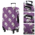 thumbnail image 5 of Purple Unicorn Star Pattern Luggage Cover Fashion Suitcase Cover Baggage Covers Fit 25-28 Inch Luggage (Go Travel), 5 of 5