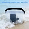 thumbnail image 2 of Una riñonera impermeable para pantallas táctiles: riñonera impermeable con triple sellado, fabricada en PVC, con cinturón ajustable; diseño ligero, resistente al agua y transparente., 2 of 6