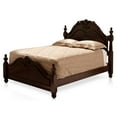 thumbnail image 3 of FOA Ruben 2pc Cherry Solid Wood Panel Bedroom Set - Cal King + Nightstand, 3 of 17