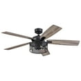 thumbnail image 1 of Honeywell Carnegie Ceiling Fan, Quiet Motor and Remote Control, 52", Matte Black, 1 of 12
