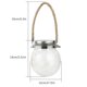 thumbnail image 5 of Moyic 2pcs Lámpara de bola de vidrio agrietada Lámpara de tarro de vidrio LED con energía solar Linterna solar agrietada de larga duración Luz Iluminación y accesorios Moyic HA021110-00, 5 of 6