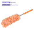 thumbnail image 3 of Uxcell Microfiber Duster 13.8 to 32.7 Inch Extendable Dusting Brush Orange, 3 of 5