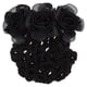thumbnail image 1 of 2pcs Women Hair Bun Covers Flower Hair Net Clips Hair Accessories for Stewardess Nurse, 1 of 3