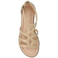 thumbnail image 5 of Journee Womens Genneva Flat Sandals, Widths Available, 5 of 10