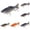 A,B,C,D,E, variant on 3-5PC Bionic Robotic Fishing Lure with Propeller Tail 3D Swimming Bait for Freshwater Saltwater Multi Jointed Slow Sinking Hard Lure for Bass Pike Walleye Trout Beginners Pros