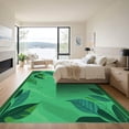 thumbnail image 3 of ODIKA 5'x7' Machine Washable Non-Slip Area Rug, Modern Green High Traffic Rug with Pad, Green, 1050716, 3 of 8