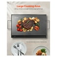 thumbnail image 4 of Carbon Steel Griddle 24x16 inch, Universal BBQ Grill Pan - Flat Top Cookware for Gas, Electric & Induction Stovetops - Outdoor & Indoor Cooking, 4 of 9
