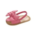 thumbnail image 4 of Kids Toddler Baby Girls Big Non-Slip Baby Princess Bowknot Sandals Summer Beach Shoes Infant Baby Shoes, 4 of 9