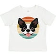 thumbnail image 3 of Inktastic Boston Terrier Dog Retro Sunset Boys or Girls Toddler T-Shirt, 3 of 5