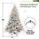 thumbnail image 3 of Árbol de Navidad Mayhihi, artificial flocado, preiluminado, de 6 pies con 2056 puntas, 3 of 6