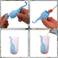 thumbnail image 4 of Silicone Tea Infuser Set of 2, Cute Elephant Loose Leaf Tea Strainer with Stainless Steel Teaspoon, Reusable Tea Ball Filter for More Enjoyable Tea Times with Friends and Family(Blue), 4 of 5