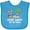 Turquoise, variant on Inktastic Surfing Future Surfer Like Daddy Boys or Girls Baby Bib