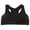 AZ26-Black, variant on Lumtrix Girls Sport Bra Racerback Seamless Training Padded Bras Soft Smooth Comfy Racerback Bra Cozy Crop Top White