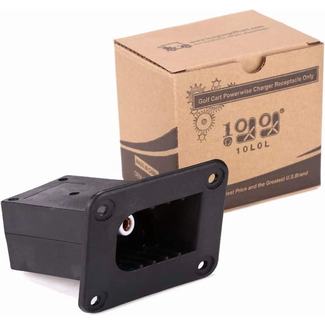 Golf Cart Powerwise Charger Receptacle for EZGO Medalist & TXT DCS/PDS, OEM# 73063-G01