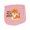 AD-Pink, variant on Inktastic Just a Wee Bit Wild Cute Tiger Cub Baby Burp Cloth