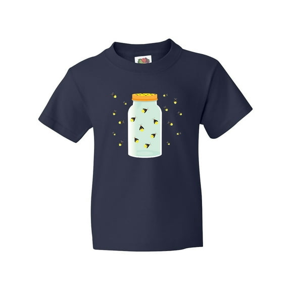 Inktastic Fireflies Summer Vacation Youth T-Shirt
